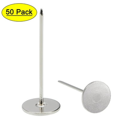 Uxcell 0.71 x1.97 Upholstery Nails Tacks Flat Head Furniture Nails Pins Iron Silver Tone 50Pcs
Uxcell 0.71 x1.97 Upholstery Nails Tacks Flat Head Furniture Nails Pins Iron Silver Tone 50Pcs