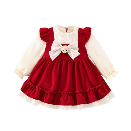 Toddler Girls Long Sleeve Dress Toddler Winter Girls Long Sleeve New Year Princess Dress Party Fashion Cute Clothes Princess Dresses For Baby Girls 18-24 Months
Toddler Girls Long Sleeve Dress Toddler Winter Girls Long Sleeve New Year Princess Dress Party Fashion Cute Clothes Princess Dresses For Baby Girls 18-24 Months