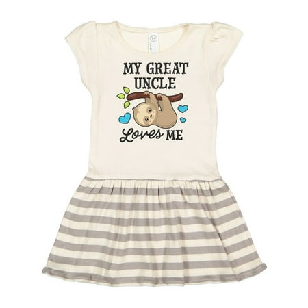 Inktastic My Great Uncle Loves Me with Sloth and Hearts Gift Toddler Girl Dress
Inktastic My Great Uncle Loves Me with Sloth and Hearts Gift Toddler Girl Dress