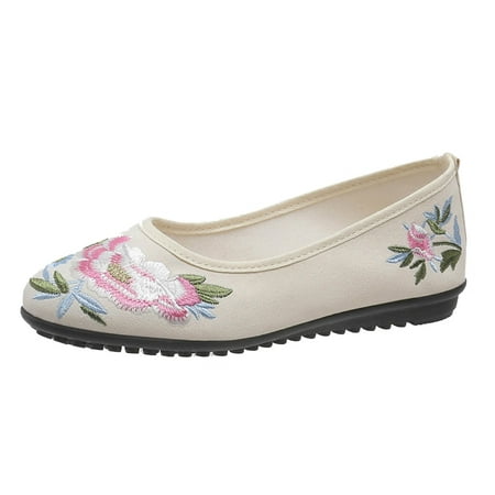 Women Walking Shoes Fashion Autumn Women s Casual Shoes Flat Lightweight Ethnic Style Embroidered Simple Style casual shoes for Women cloth White
Women Walking Shoes Fashion Autumn Women s Casual Shoes Flat Lightweight Ethnic Style Embroidered Simple Style casual shoes for Women cloth White