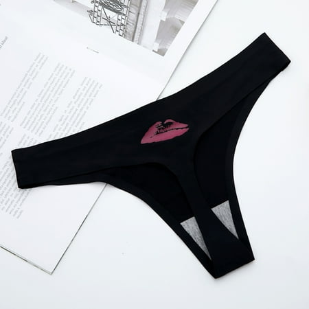 TANGNADE Women tru tops Fashion Delicate Women Underwear Panties Lip Printing Sexy Thong Underpant
TANGNADE Women tru tops Fashion Delicate Women Underwear Panties Lip Printing Sexy Thong Underpant