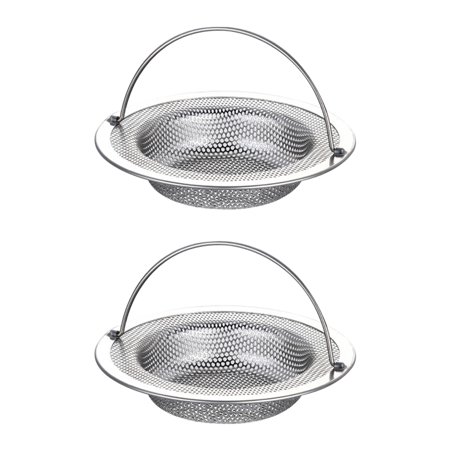 2pcs With Handle Home Kitchen Universal Reusable Stainless Steel Sink Strainer
2pcs With Handle Home Kitchen Universal Reusable Stainless Steel Sink Strainer