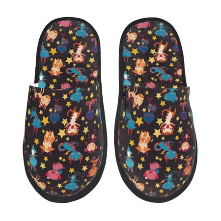 Fuzoiu Cute Animals Print Unisex Furry Slippers Plush Indoor Shoes Trendy House Slippers Anti-Skid EVA Sole House Shoes for Home Office and Travel -Medium
Fuzoiu Cute Animals Print Unisex Furry Slippers Plush Indoor Shoes Trendy House Slippers Anti-Skid EVA Sole House Shoes for Home Office and Travel -Medium