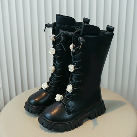 RUICUW Children Shoes Fashionable Flat Boots Comfortable Soft Sole Leather Children Boots Princess Boots 4.5-5 Years
RUICUW Children Shoes Fashionable Flat Boots Comfortable Soft Sole Leather Children Boots Princess Boots 4.5-5 Years