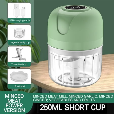 Electric Food Chopper USB Rechargeable Flesh Blender with Bowl Kitchen Cooking Tool
Electric Food Chopper USB Rechargeable Flesh Blender with Bowl Kitchen Cooking Tool