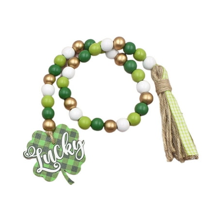 Dasbsug Patrick s Day Wood Beads Garland with Tassels Hat Pendant Irish Farmhouse Decor
Dasbsug Patrick s Day Wood Beads Garland with Tassels Hat Pendant Irish Farmhouse Decor