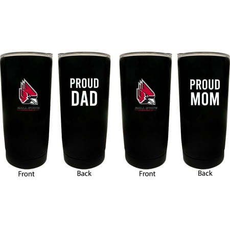 Ball State University Proud Mom and Dad 16 oz Insulated Stainless Steel Tumblers 2 Pack Black.
Ball State University Proud Mom and Dad 16 oz Insulated Stainless Steel Tumblers 2 Pack Black.