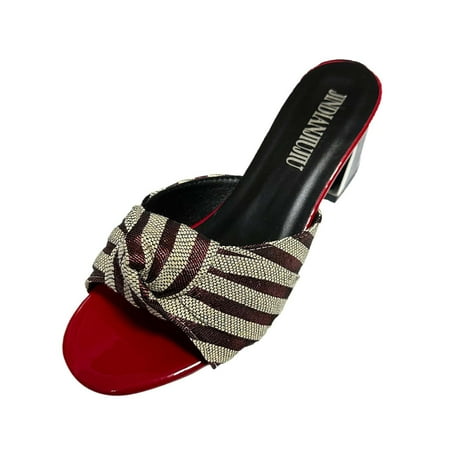 High Heels Sandals for Women Fish Mouth Open Toe Slippers Chunky Block Bow Strappy Slides Shoes Heels for Women
High Heels Sandals for Women Fish Mouth Open Toe Slippers Chunky Block Bow Strappy Slides Shoes Heels for Women