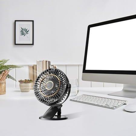loopsun Clip On Fan 5 Speeds Small USB Fan With Strong Airflow Clip & Desk Fan With Digital Display - Ultra Quiet Operation For Office Bedroom School Stroller 1200MAH
loopsun Clip On Fan 5 Speeds Small USB Fan With Strong Airflow Clip & Desk Fan With Digital Display - Ultra Quiet Operation For Office Bedroom School Stroller 1200MAH