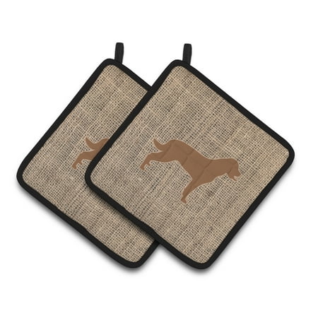 Carolines Treasures BB1111-BL-BN-PTHD Labrador Faux Burlap and Brown Pair of Pot Holders 7.5HX7.5W multicolor
Carolines Treasures BB1111-BL-BN-PTHD Labrador Faux Burlap and Brown Pair of Pot Holders 7.5HX7.5W multicolor