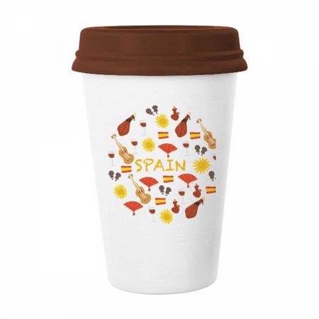 Spain Flamenco Music Food Mug Coffee Drinking Glass Pottery Cerac Cup Lid
Spain Flamenco Music Food Mug Coffee Drinking Glass Pottery Cerac Cup Lid