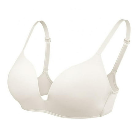 Baywell Seamless Bra Wireless Bra for Women Convertible Strap Ultra Comfort Bra V Neck Invisible Bralette White 32/70AB-38/85AB
Baywell Seamless Bra Wireless Bra for Women Convertible Strap Ultra Comfort Bra V Neck Invisible Bralette White 32/70AB-38/85AB