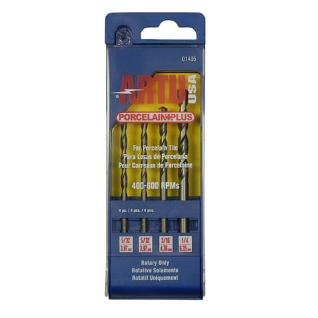 ARTU 1405 Porcelain Plus Tungsten Carbide Tipped Glass and Tile Bit Set
ARTU 1405 Porcelain Plus Tungsten Carbide Tipped Glass and Tile Bit Set