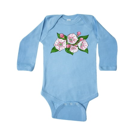 Inktastic Mountain Laurel Flowers Gift Baby Boy or Baby Girl Long Sleeve Bodysuit
Inktastic Mountain Laurel Flowers Gift Baby Boy or Baby Girl Long Sleeve Bodysuit