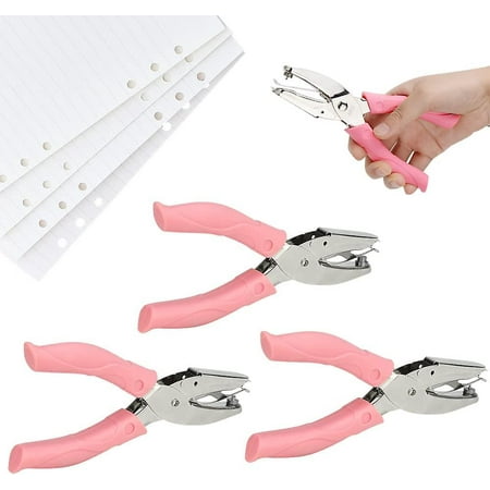 3 Pcs Handheld Hole Punch Single Hole Punch Handheld Circle Puncher Single Metal Perforat
3 Pcs Handheld Hole Punch Single Hole Punch Handheld Circle Puncher Single Metal Perforat