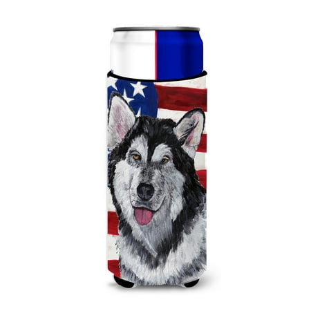 Carolines Treasures SC9497MUK Alaskan Malamute USA Patriotic American Flag Ultra Hugger for slim cans Slim Can
Carolines Treasures SC9497MUK Alaskan Malamute USA Patriotic American Flag Ultra Hugger for slim cans Slim Can
