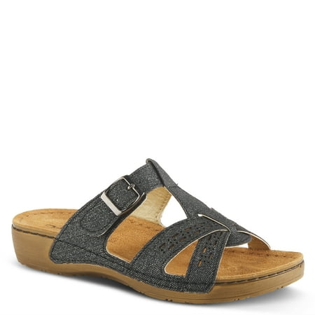 Flexus Women s Nery-Jeans Slide Sandal