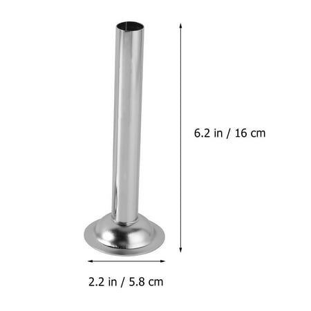 2PCS/Set Sausage Filler Kit Sausage Filler Food Grinder Attachment Stainless Steel Tubes