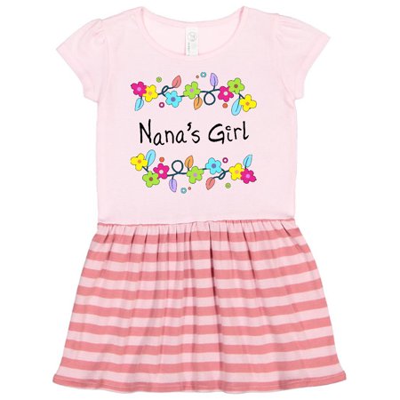Inktastic Nanas Girl- bright flowers Gift Toddler Girl Dress