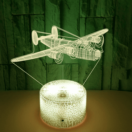 3D Night Light with Smart Control and Colorful Light Unique Pattern Design Enchanting Light and Shadow Effect Soft Lighting for Bedside Office Gift(Crack)
3D Night Light with Smart Control and Colorful Light Unique Pattern Design Enchanting Light and Shadow Effect Soft Lighting for Bedside Office Gift(Crack)