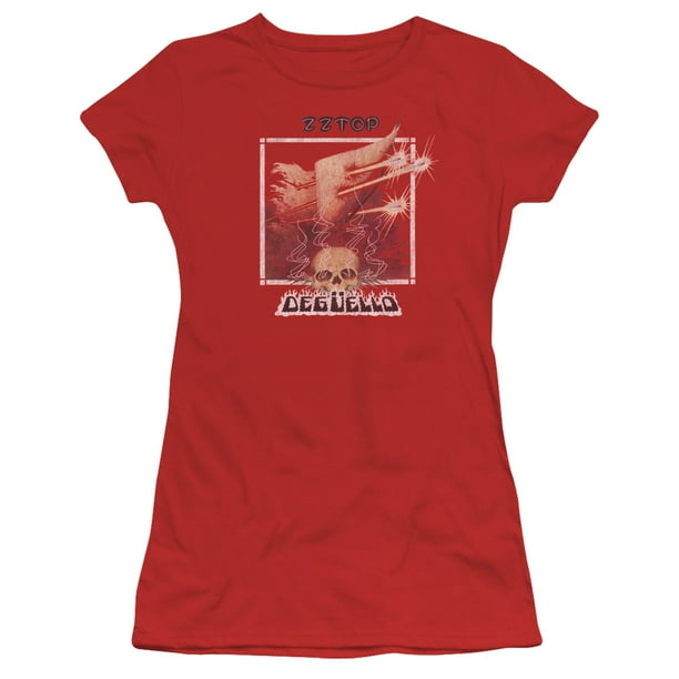 Zz Top - Deguello Cover - Juniors Teen Girls Cap Sleeve Shirt - XX-Large