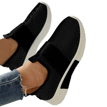 nsendm Cute Comfortable Sandals for Women Women Shoes Fashion Casual Sandals Women s Platform & Wedge Sandals Black 7.5