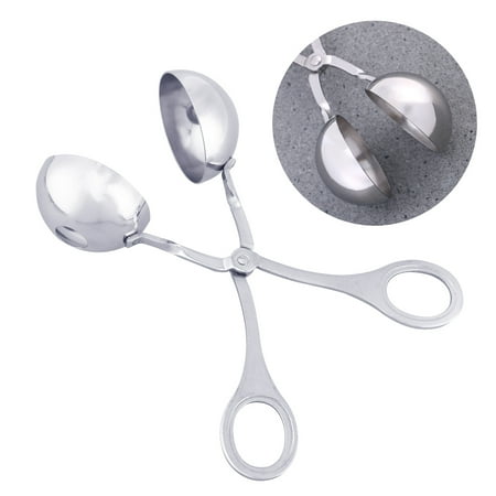 Stainless Steel Meatball Maker Convenient Stuffed Meatball DIY Clip Meat Rice Ball Maker Mold Kitchen Gadget (Large Size)
Stainless Steel Meatball Maker Convenient Stuffed Meatball DIY Clip Meat Rice Ball Maker Mold Kitchen Gadget (Large Size)