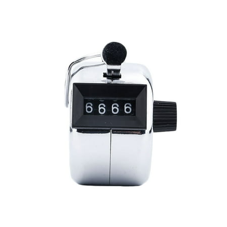 Carolilly Mini Manual Press Counter Metal Shell Mechanical Statistics Counter