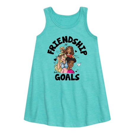 Barbie - Friendship Goals - Toddler and Youth Girls A-line Dress
