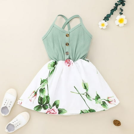 Hunpta Princess Girls Party Kids Floral Dress Toddler Splice Suspender Ribbed Baby Girls Dress&Skirt
Hunpta Princess Girls Party Kids Floral Dress Toddler Splice Suspender Ribbed Baby Girls Dress&Skirt