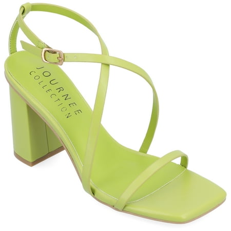 Journee Collection Womens Lenorra Tru Comfort Foam Covered Block Heel Sandals