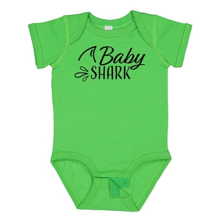Inktastic Baby Shark with Shark Fin Gift Baby Boy or Baby Girl Bodysuit