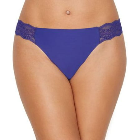 B.Tempt d by Wacoal Womens Lace-Trim Bare Thong Panty