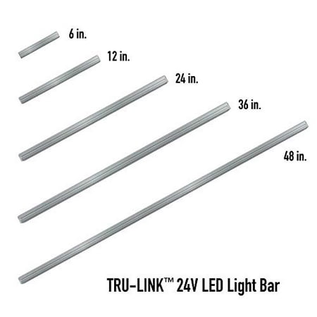 Diode LED TRU-Link 24V Light Bar 4000K 24 in Silver 90+ CRI