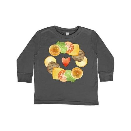 Inktastic I Love Burgers Summer Burger Fixings and Heart Gift Toddler Boy or Toddler Girl Long Sleeve T-Shirt
Inktastic I Love Burgers Summer Burger Fixings and Heart Gift Toddler Boy or Toddler Girl Long Sleeve T-Shirt