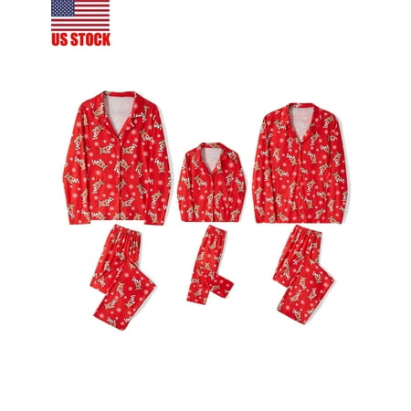 Sunisery Family Matching Christmas Pajamas Sets Deer Snowflake Print Shirts + Pants Xmas Pjs Sleepwear
Sunisery Family Matching Christmas Pajamas Sets Deer Snowflake Print Shirts + Pants Xmas Pjs Sleepwear