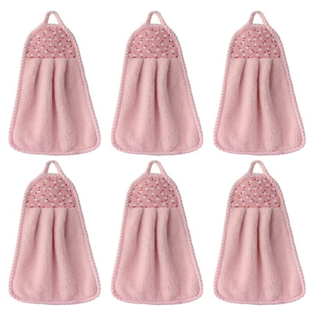 6pcs Pink Washing Towel Scourer Hand Towel Coral Fleece Kerchief Water Absorption Hanging Towel
6pcs Pink Washing Towel Scourer Hand Towel Coral Fleece Kerchief Water Absorption Hanging Towel