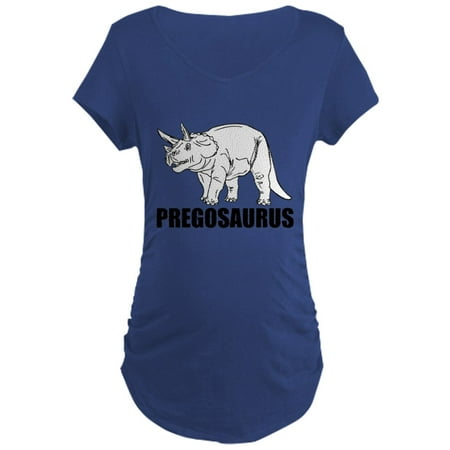 CafePress - PREGOSAURUS Maternity T Shirt - Maternity Dark T-Shirt