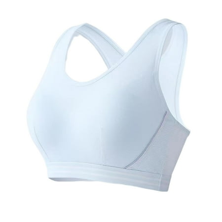 rygai Women Sports Bra Solid Color Padded Striped Wireless High Elasticity Shockproof Wide Shoulder Strap Breathable Student Bra Women Garment Light Green XL
rygai Women Sports Bra Solid Color Padded Striped Wireless High Elasticity Shockproof Wide Shoulder Strap Breathable Student Bra Women Garment Light Green XL