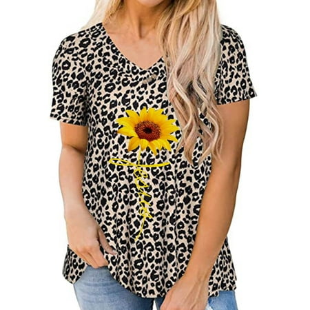 Ziloco Short Sleeve Round-Neck Blouses & Shirts Plus Size Blouses for Women Plus Size Women Short Sleeve Floral Printed Sunflower V-Neck Tops T-Shirt Blouse Maternity Tank Top
Ziloco Short Sleeve Round-Neck Blouses & Shirts Plus Size Blouses for Women Plus Size Women Short Sleeve Floral Printed Sunflower V-Neck Tops T-Shirt Blouse Maternity Tank Top