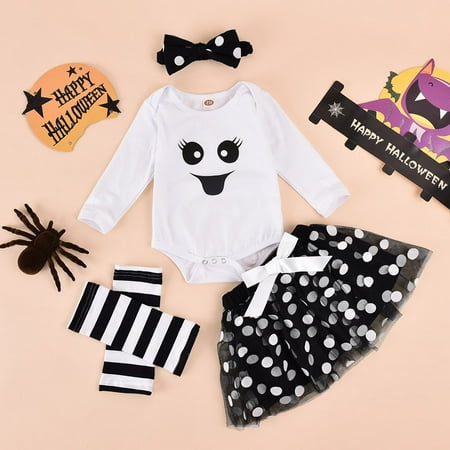 Leutsin Newborn Infant Baby Girls Halloween Print Romper Tops Dot Skirt Set Outfits
Leutsin Newborn Infant Baby Girls Halloween Print Romper Tops Dot Skirt Set Outfits