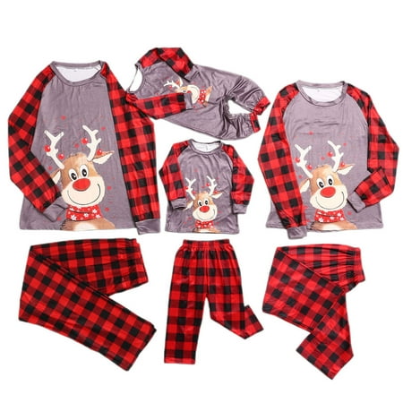PDYLZWZY Christmas Family Matching Pajamas Set Deer Plaid Print Tops Pants 2PCS Sleepwear for Adult Kids
PDYLZWZY Christmas Family Matching Pajamas Set Deer Plaid Print Tops Pants 2PCS Sleepwear for Adult Kids