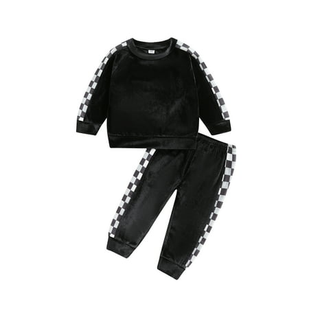 Bagilaanoe 2Pcs Toddler Baby Girl Boy Long Pants Set Long Sleeve Sweatshirt Pullover Tops+ Sweatpants 12M 18M 24M 3T 4T 5T Kids Fall Velvet Sweatsuit
Bagilaanoe 2Pcs Toddler Baby Girl Boy Long Pants Set Long Sleeve Sweatshirt Pullover Tops+ Sweatpants 12M 18M 24M 3T 4T 5T Kids Fall Velvet Sweatsuit