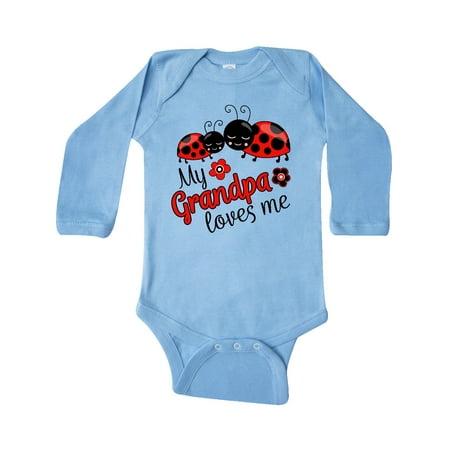 Inktastic My Grandpa Loves Me with Cute Ladybugs Gift Baby Boy or Baby Girl Long Sleeve Bodysuit
Inktastic My Grandpa Loves Me with Cute Ladybugs Gift Baby Boy or Baby Girl Long Sleeve Bodysuit