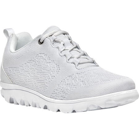 Women s Propet TravelActiv Sneaker White Nylon Mesh/Polyurethane 7 2E