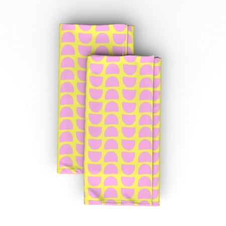 Cotton Sateen Dinner Napkins (Set of 2) - Banana Turtles Yellow Pink Bright Modern Tropical Print Cloth Dinner Napkins by Spoonflower
Cotton Sateen Dinner Napkins (Set of 2) - Banana Turtles Yellow Pink Bright Modern Tropical Print Cloth Dinner Napkins by Spoonflower