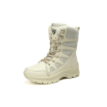 Avamo Womens Hiking Shoe Non Slip Mid Calf Boot Lace Up Snow Boots Work Winter Warm Shoes Outdoor Cold Weather Plush Lining Beige 9.5
Avamo Womens Hiking Shoe Non Slip Mid Calf Boot Lace Up Snow Boots Work Winter Warm Shoes Outdoor Cold Weather Plush Lining Beige 9.5