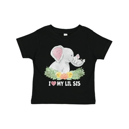 Inktastic I Love My Lil Sis Elephants with Flowers Gift Toddler Boy or Toddler Girl T-Shirt
Inktastic I Love My Lil Sis Elephants with Flowers Gift Toddler Boy or Toddler Girl T-Shirt