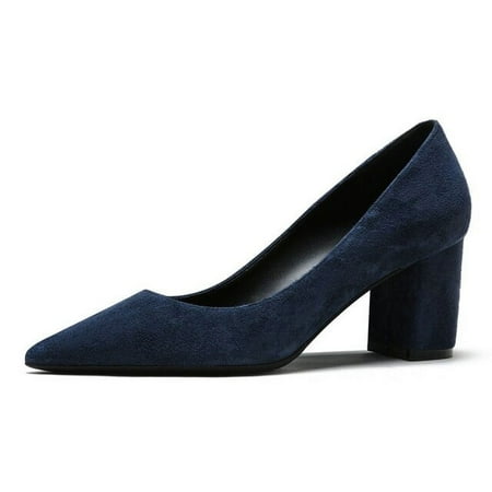 YCNYCHCHY Women Kid Suede Leather Thick High Heels New Casual Office Pumps Classic Black Pink Blue Pumps For Ladies Shoes Big Size
YCNYCHCHY Women Kid Suede Leather Thick High Heels New Casual Office Pumps Classic Black Pink Blue Pumps For Ladies Shoes Big Size