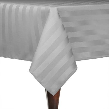 Ultimate Textile (10 Pack) Satin-Stripe 84 x 84-Inch Square Tablecloth - for Wedding and Catering Hotel or Home Dining use Silver Grey
Ultimate Textile (10 Pack) Satin-Stripe 84 x 84-Inch Square Tablecloth - for Wedding and Catering Hotel or Home Dining use Silver Grey